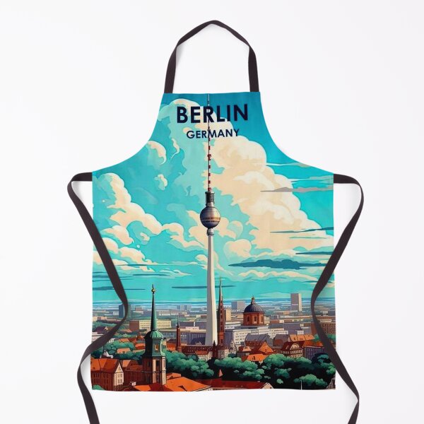 Item preview, Berlin Germany Vintage Travel and Tourism Advertising Print designed and sold by posterbobs.
