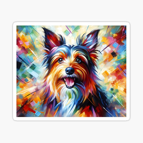 Item preview, Australian Terrier Acrylic Print Doggo Portrait Pet Lovers designed and sold by Gallup Graphics.