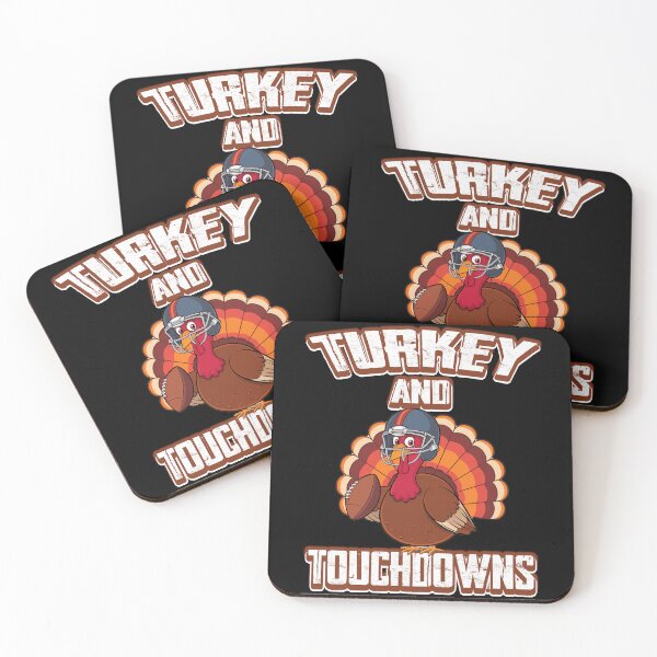 Item preview, Thanksgiving Turkey And Touchdowns Football  designed and sold by BASKF.