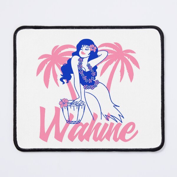 Item preview, Wahine Woman Posing with Lei Hawaiian Inspired designed and sold by GuesthozGraphix.