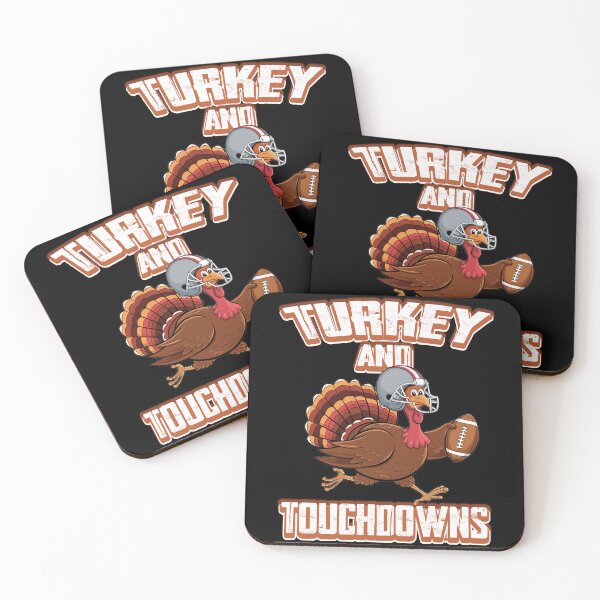 Item preview, Thanksgiving Turkey And Touchdowns Football  designed and sold by BASKF.
