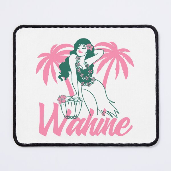Item preview, Wahine Woman Posing with Lei Hawaiian Inspired designed and sold by GuesthozGraphix.