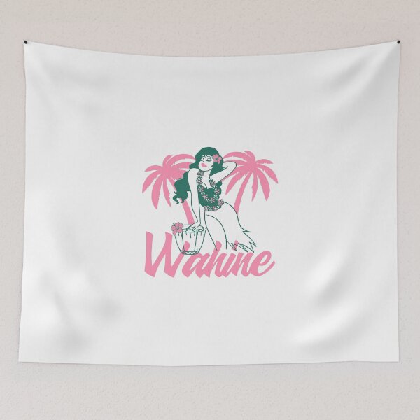 Item preview, Wahine Woman Posing with Lei Hawaiian Inspired designed and sold by GuesthozGraphix.