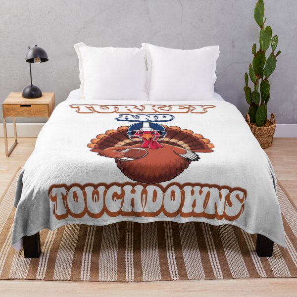 Item preview, Turkey And Touchdowns Football Thanksgiving Funny designed and sold by BASKF.