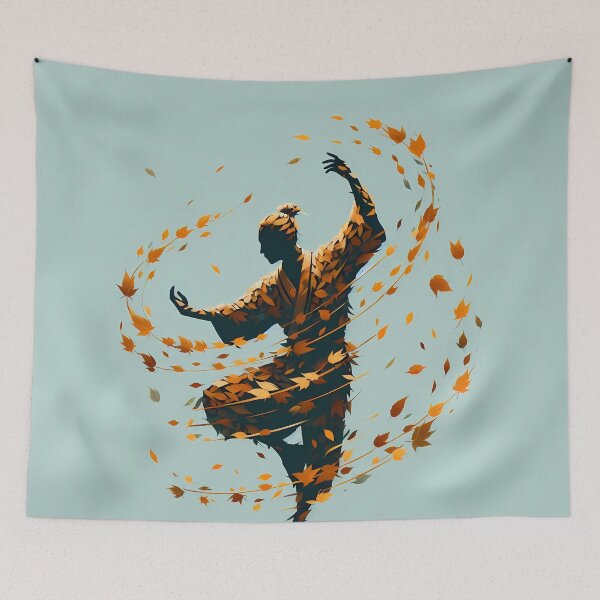 Item preview, Man Made of Leaves Dancing, Ai Generated Art  designed and sold by ACC .