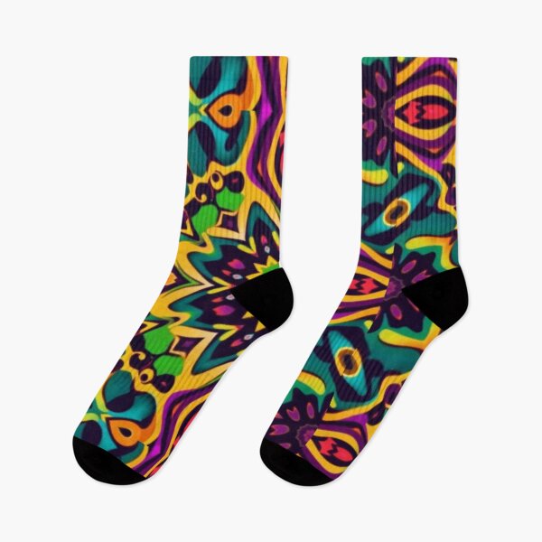 Item preview, Free Vector Hand-Drawn Groovy Psychedelic Pattern Design designed and sold by hjian8219.