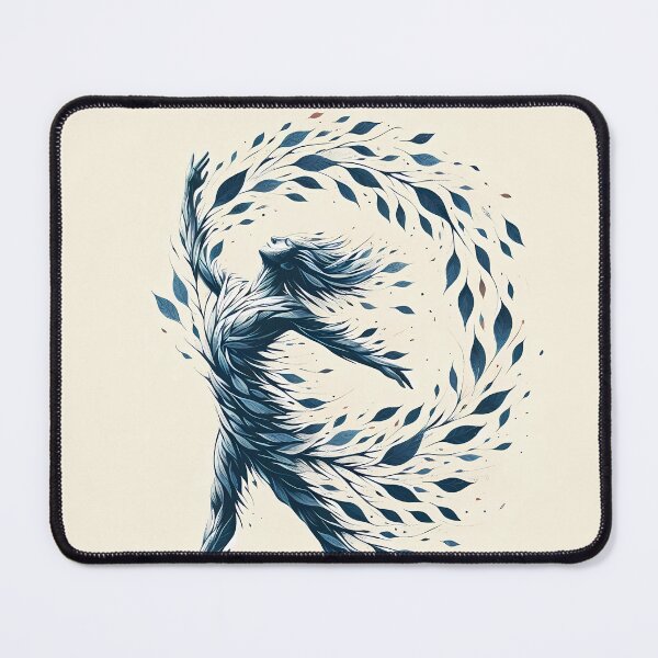 Item preview, Man Made of Leaves Dancing, Ai Generated Art designed and sold by ACC .