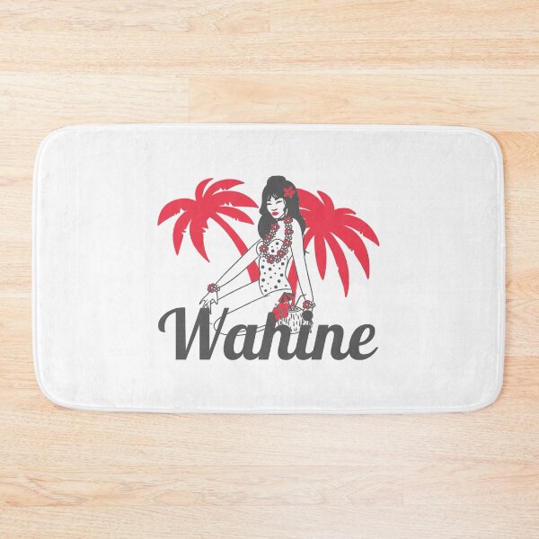 Item preview, Wahine Woman Posing with Coconut drink Hawaiian Inspired  designed and sold by GuesthozGraphix.