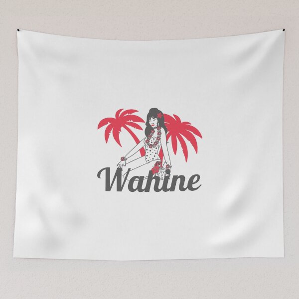 Item preview, Wahine Woman Posing with Coconut drink Hawaiian Inspired  designed and sold by GuesthozGraphix.