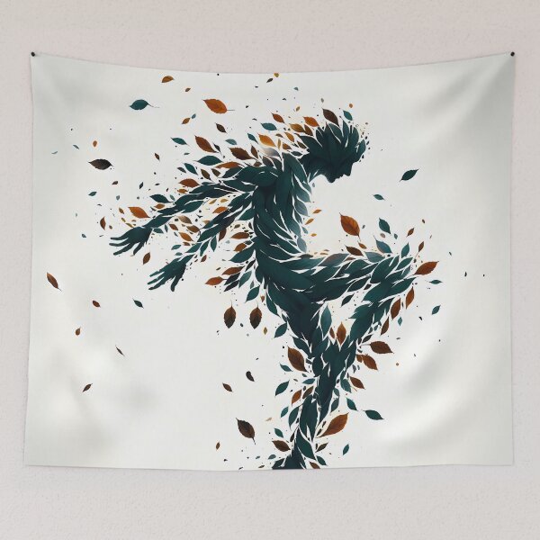 Item preview, Man Made of Leaves Dancing, Ai Generated Art  designed and sold by ACC .
