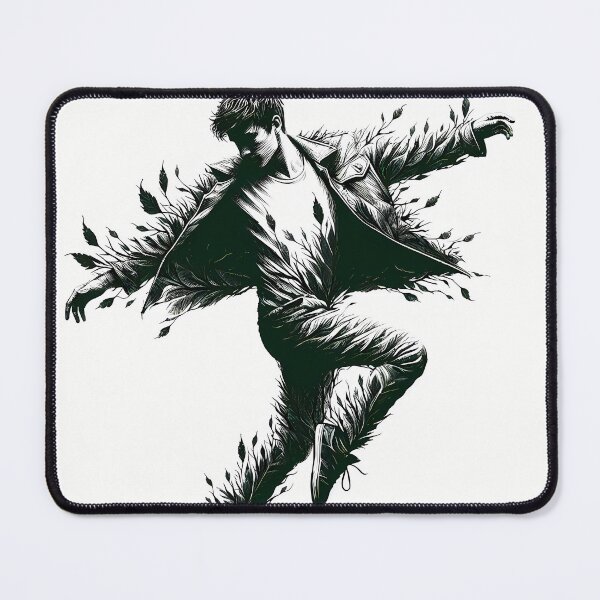 Item preview, Man Made of Leaves Dancing, Ai Generated Art designed and sold by ACC .
