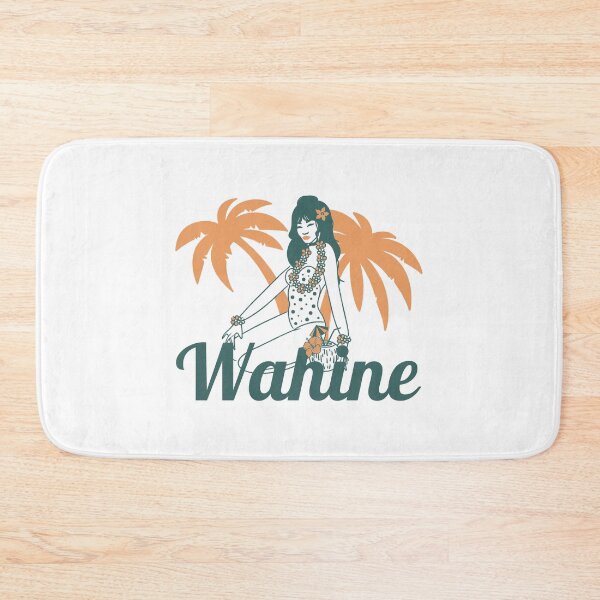 Item preview, Wahine Woman Posing with Coconut drink Hawaiian Inspired  designed and sold by GuesthozGraphix.