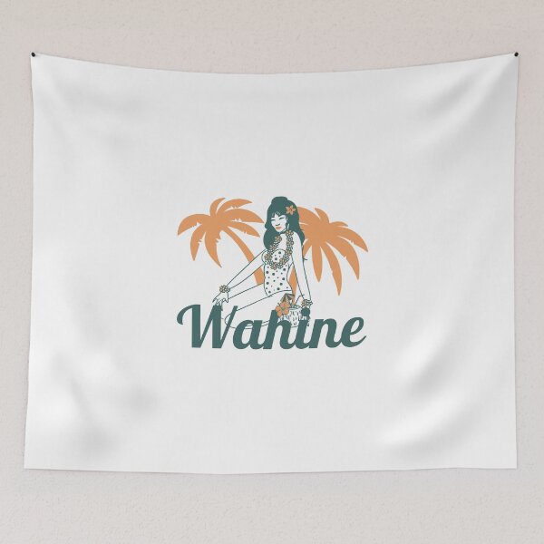 Item preview, Wahine Woman Posing with Coconut drink Hawaiian Inspired  designed and sold by GuesthozGraphix.