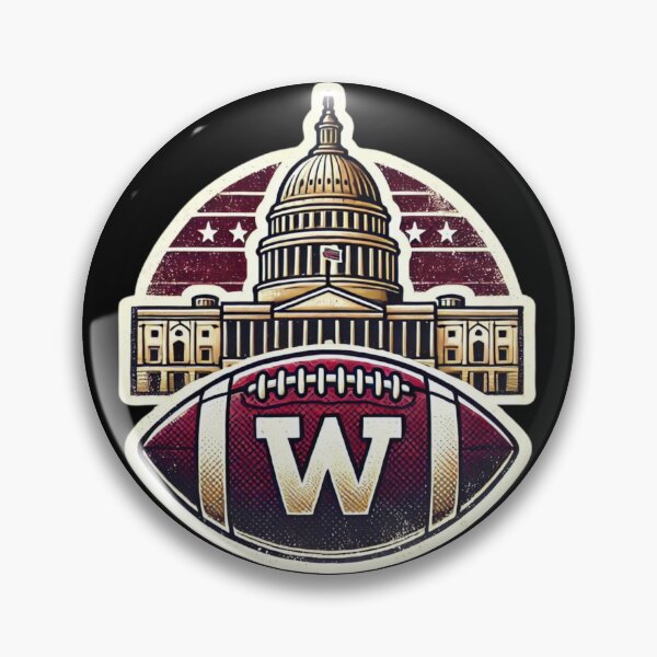 Item preview, Washington Commanders Capitol Football designed and sold by pixelpulsenyc.