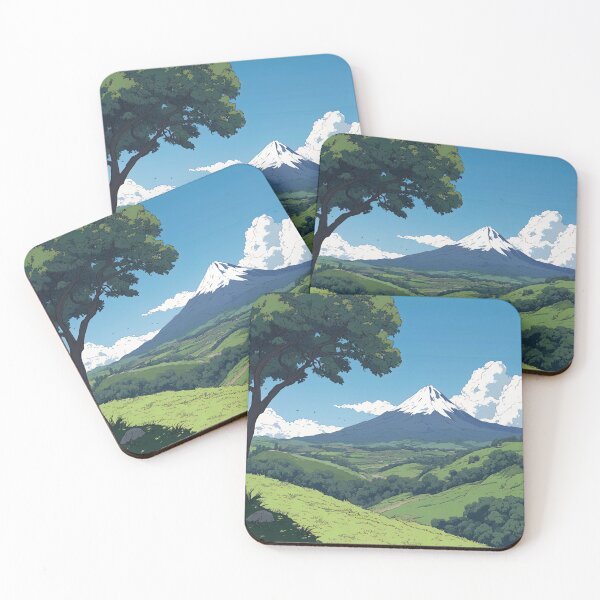 Item preview, Ecuador landscape | Anime style designed and sold by ComicsFactory.