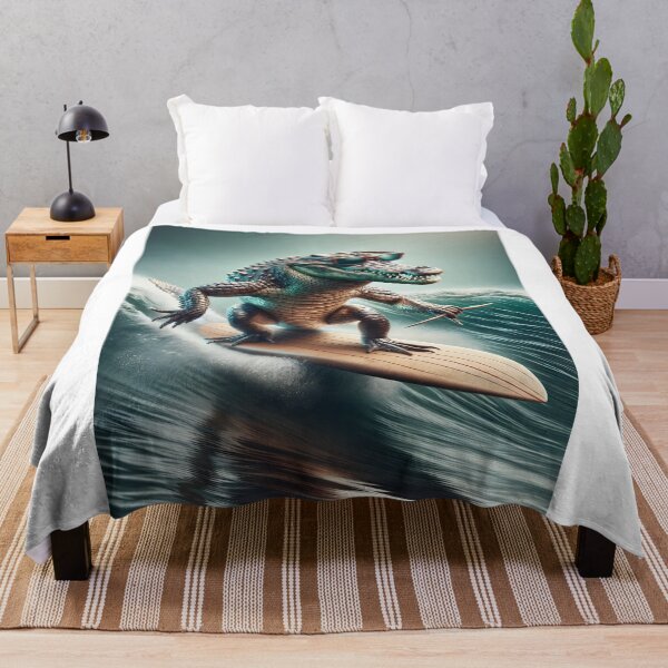 Item preview, Crocodile Surfing on Surfboard designed and sold by Travelcases.