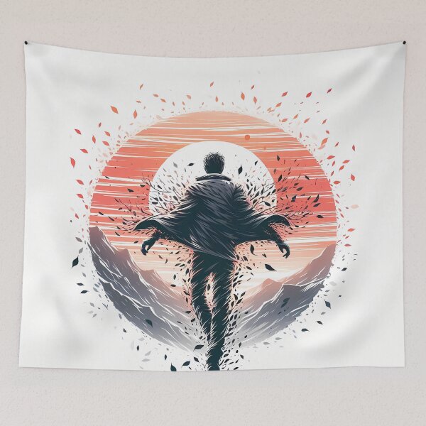 Item preview, Man Made of Leaves Dancing, Ai Generated Art  designed and sold by ACC .