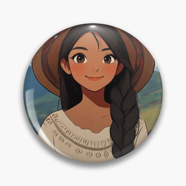 Item preview, Ecuadorian woman | Anime style designed and sold by ComicsFactory.