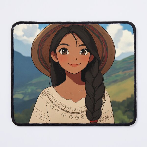 Item preview, Ecuadorian woman | Anime style designed and sold by ComicsFactory.