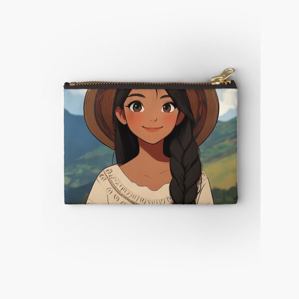 Item preview, Ecuadorian woman | Anime style designed and sold by ComicsFactory.