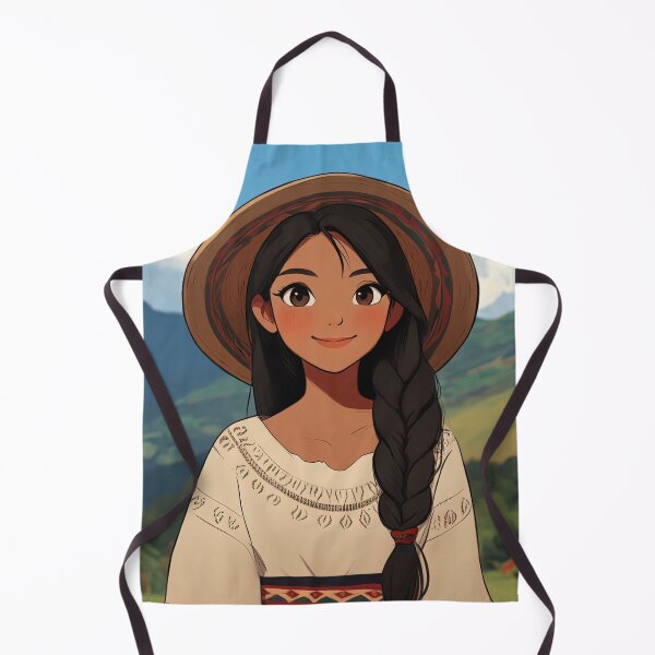 Item preview, Ecuadorian woman | Anime style designed and sold by ComicsFactory.