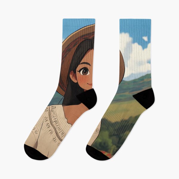 Item preview, Ecuadorian woman | Anime style designed and sold by ComicsFactory.