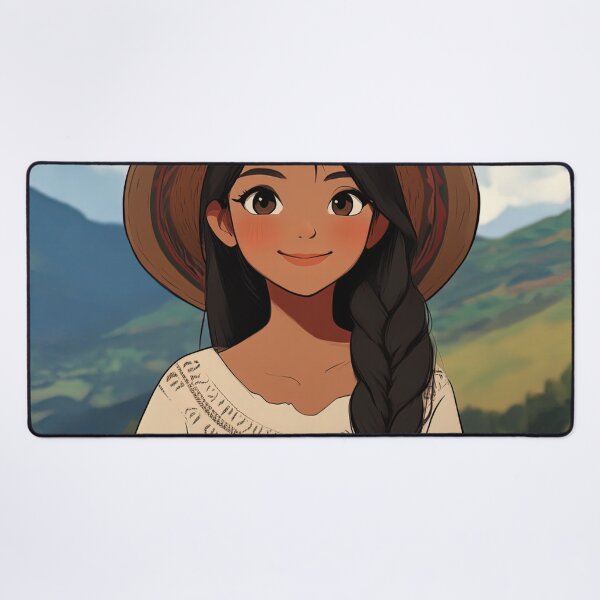 Item preview, Ecuadorian woman | Anime style designed and sold by ComicsFactory.