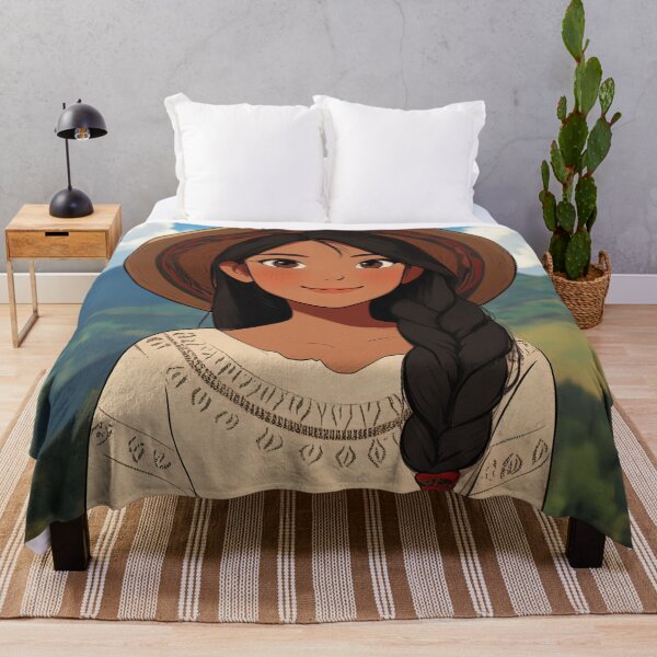 Item preview, Ecuadorian woman | Anime style designed and sold by ComicsFactory.