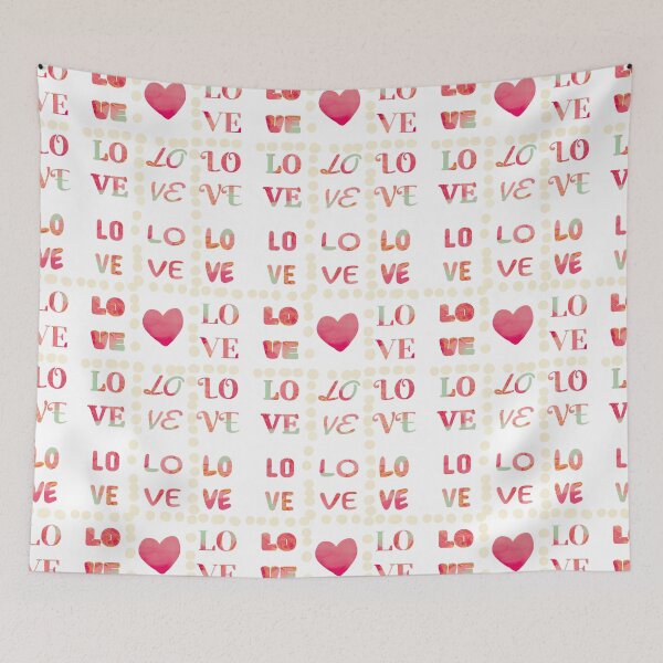 Item preview, Love in nine fonts to describe various love forms word art designed and sold by Bo-Yin.