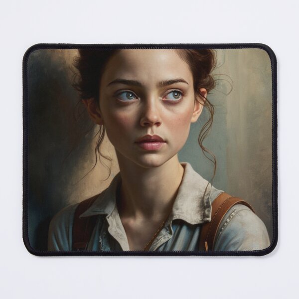 Item preview, Moody Portrait of a Young Parisian Woman – French Cinematic Art. By Carraann designed and sold by CARRAANN.