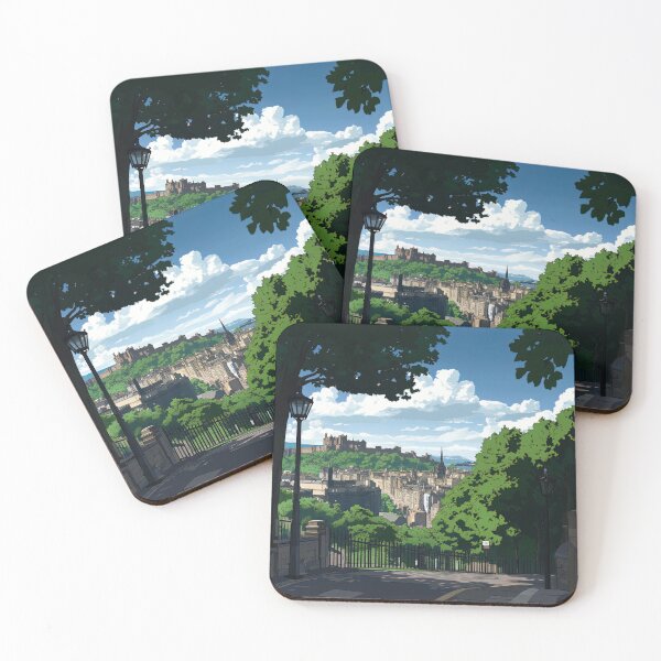 Item preview, Edinburgh, city | Anime style designed and sold by ComicsFactory.
