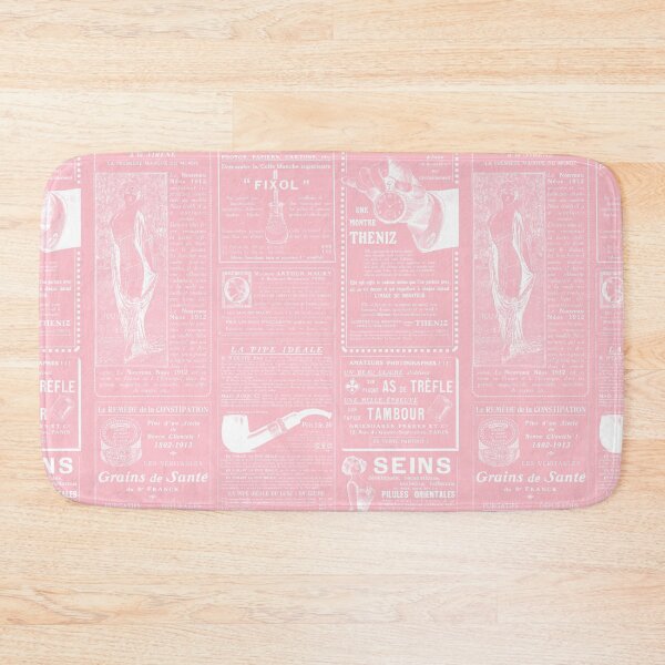 Item preview, pink french antique newspaper victorian designed and sold by Gossip Rag.