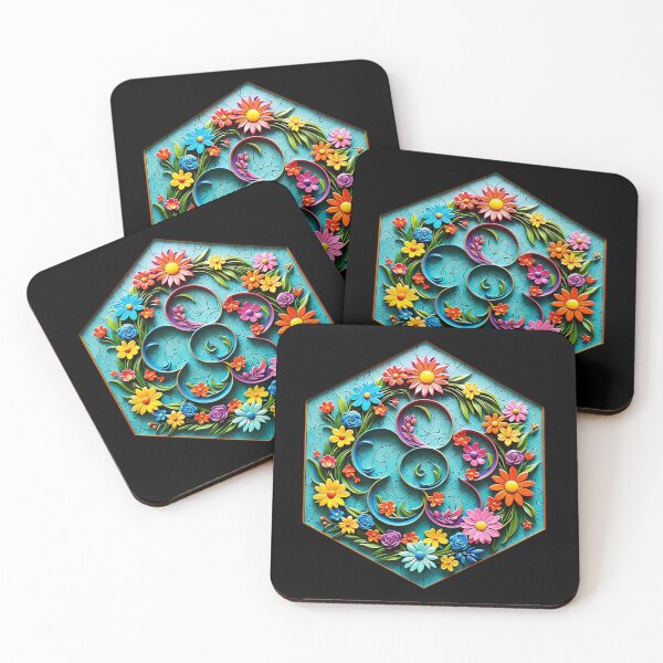 Item preview, Letter D with Flowers designed and sold by AbsoluteA.