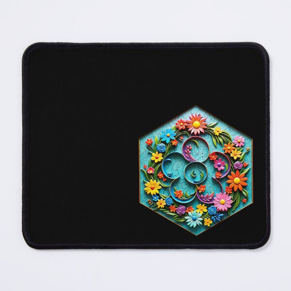 Item preview, Letter D with Flowers designed and sold by AbsoluteA.