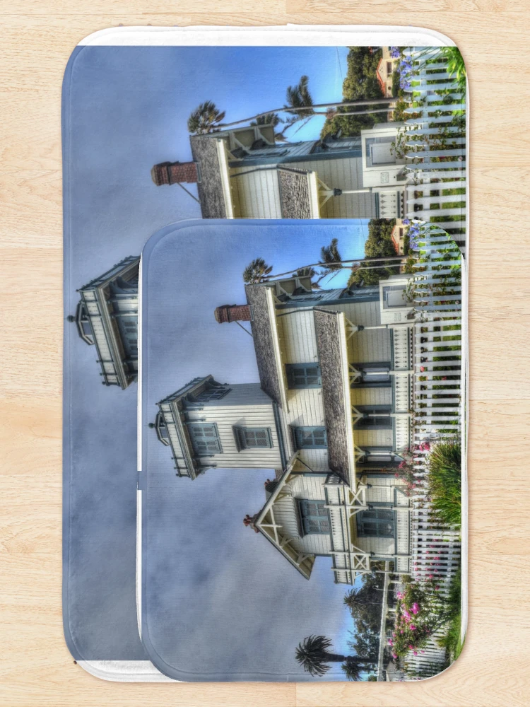Thumbnail 5 of 6, Bath Mat, Point Fermin Lighthouse designed and sold by RandyDyer.