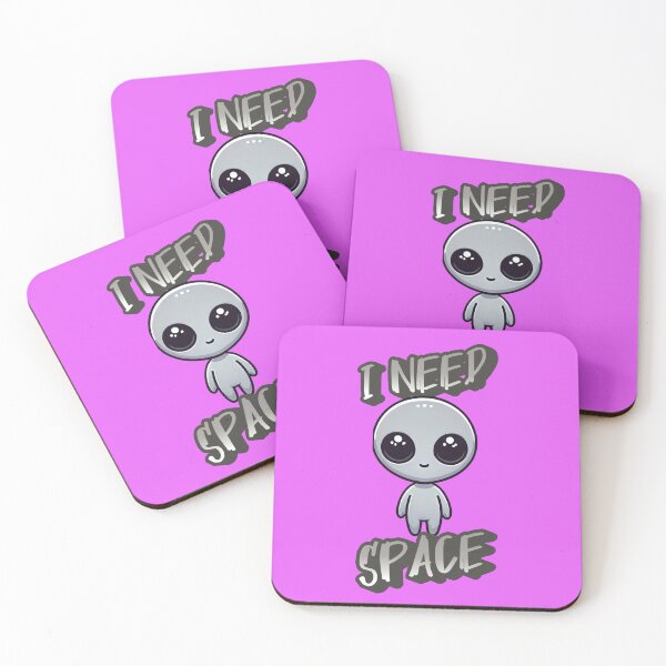 Item preview, I Need Space -  Neoma the adorable grey alien designed and sold by 3DAF.