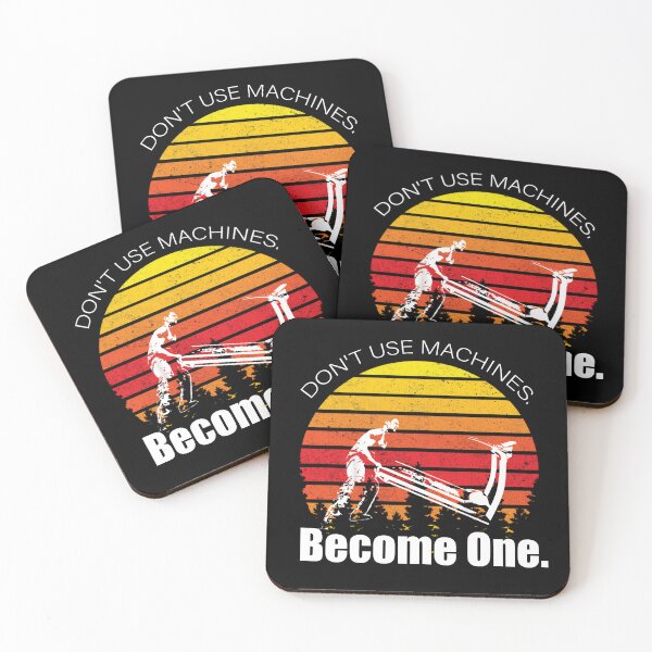 Item preview, Don't Use Machines - Become One Vintage Motivational Workout designed and sold by CHAKSTYLE.