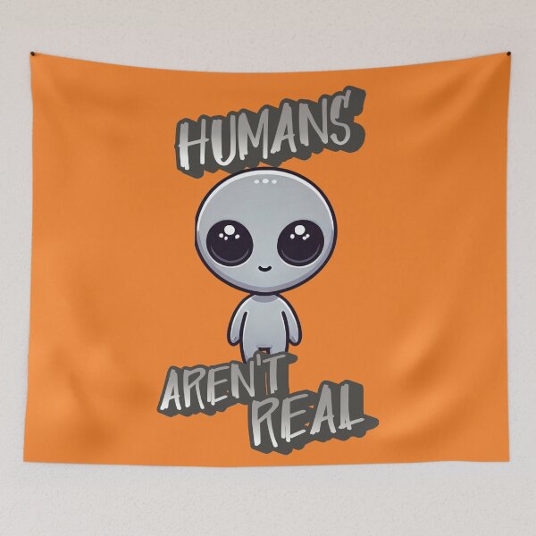 Item preview, Humans Aren't Real -  Neoma the adorable grey alien designed and sold by 3DAF.
