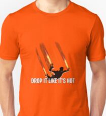 Camiseta ajustada Déjalo caer como si estuviera ardiendo