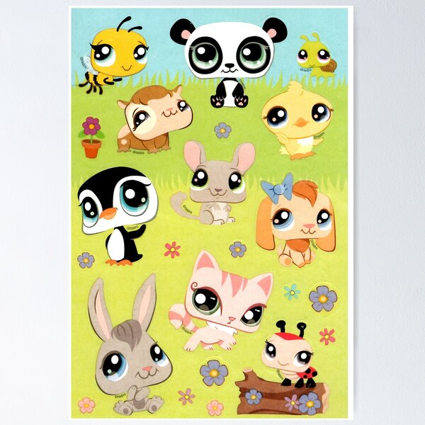 Item preview, LPS Sticker Sheet designed and sold by TheBiggestRat.