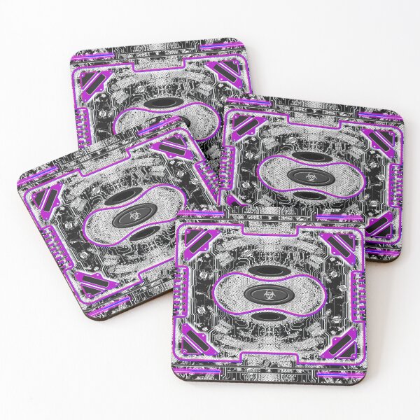 Item preview, conceptual digital illustration firewall interface Reality toxic Cyberpunk style - purple neon designed and sold by JVNS.