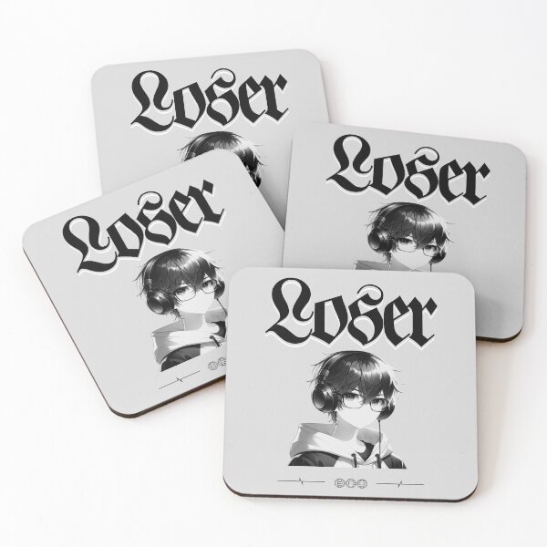 Item preview, Loser Anime Boy With Headphones designed and sold by taratops.