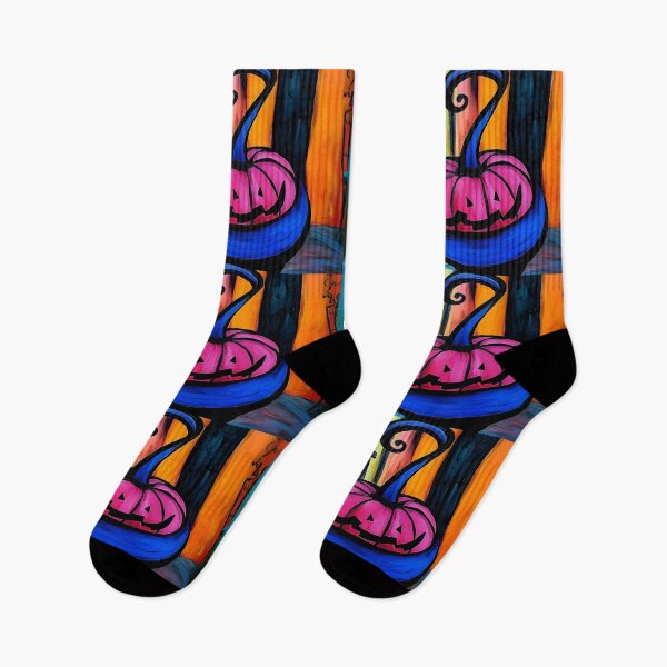 Item preview, Whimsical Jack o Lantern in Vibrant Gothic Quarter Alleyway - Colorful Buildings and Stark Shadows Generative AI designed and sold by OlfactoART Studio.