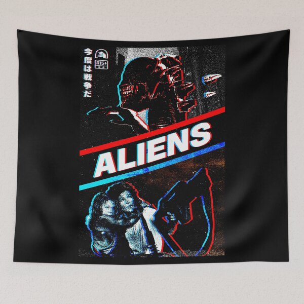 Item preview, Aliens Vintage Poster (Color) designed and sold by Tactical2na.