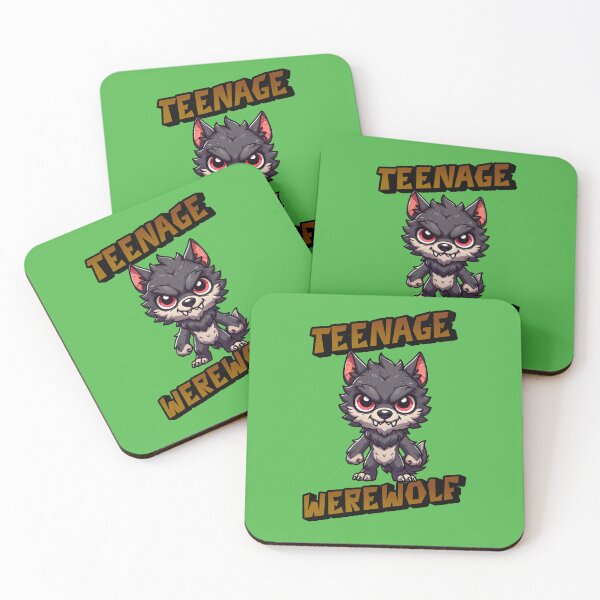 Item preview, Teenage Werewolf  -  Fluffers a Carry lovable Werewolf out hunting for candy on Halloween designed and sold by 3DAF.