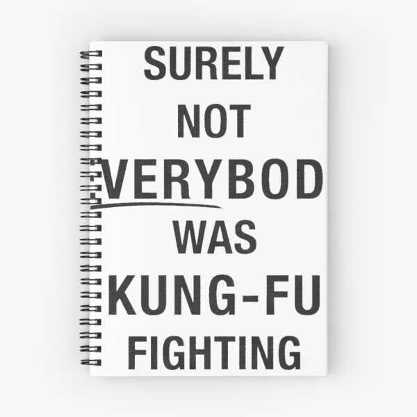 Item preview, SURELY NOT EVERYONE WAS KUNG FU FIGHTING designed and sold by 1duckDESIGNS.