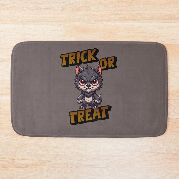 Item preview, Trick or Treat -  Fluffers a fuzzy lovable Werewolf out hunting for candy on Halloween designed and sold by 3DAF.