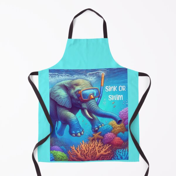 Artikelvorschau, Schwimmen oder untergehen entworfen und verkauft von seahorse crossing.