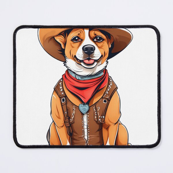 Item preview, Western Woof Cowboy Dog designed and sold by Very Good Tees.