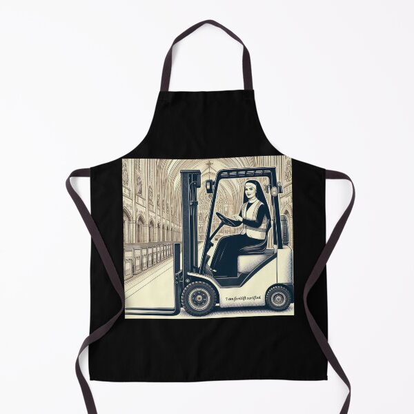 Item preview, Forklift driver nun designed and sold by RetroNibylander.